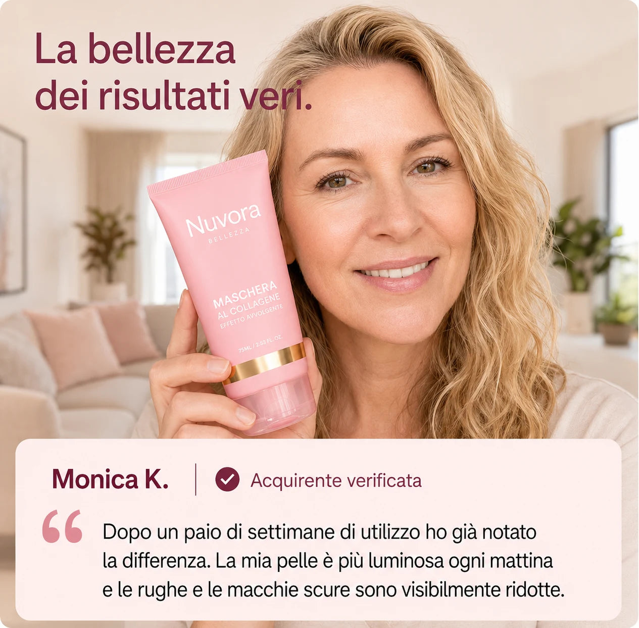 Nuvora - Maschera al biocollagene