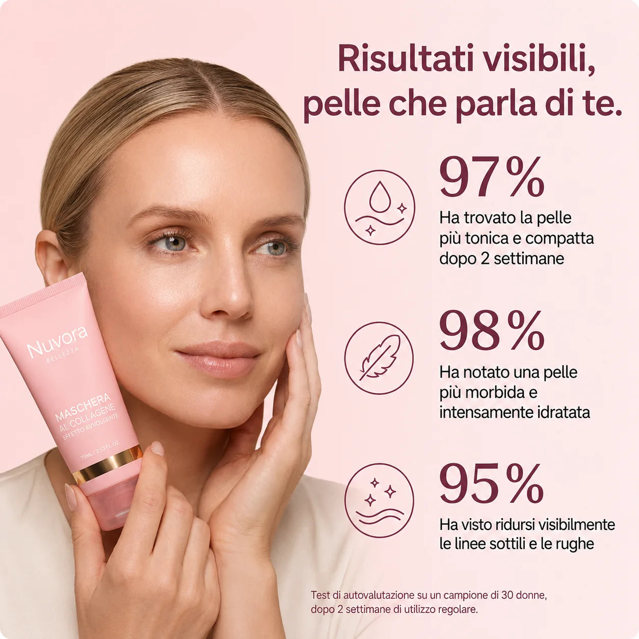 Nuvora - Maschera al biocollagene